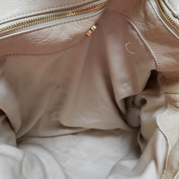 Audrey Brooke Cream Handbag - Picture 5 of 6